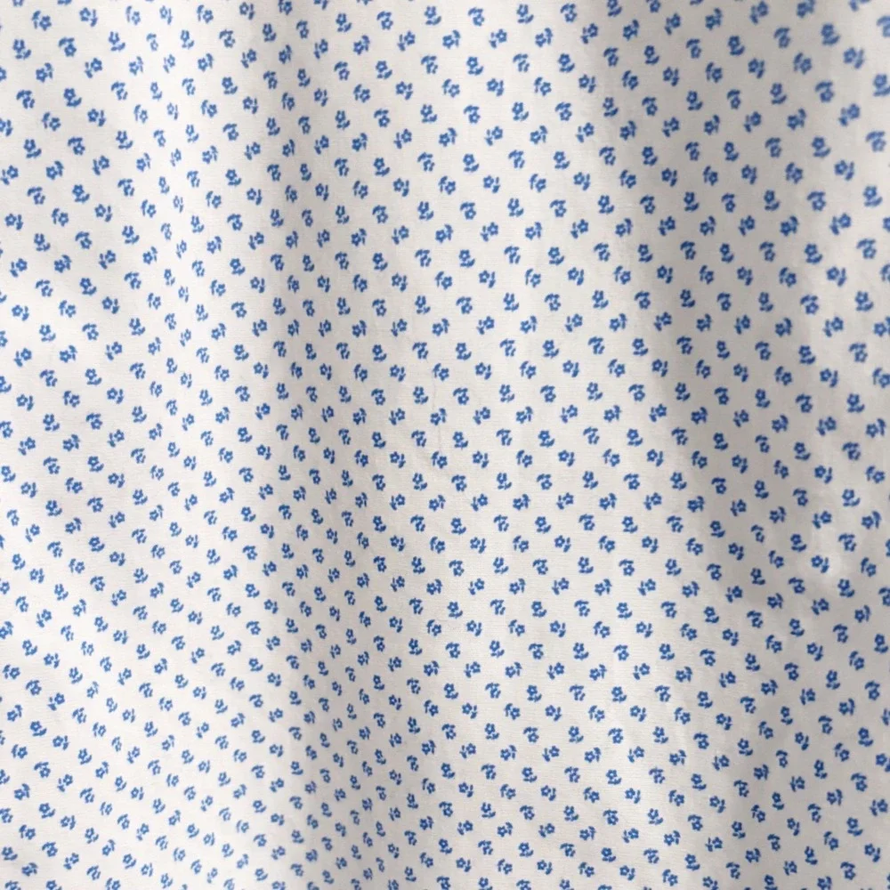 Banana Republic Grant Slim Fit Non-Iron Stretch Micro Floral Shirt L